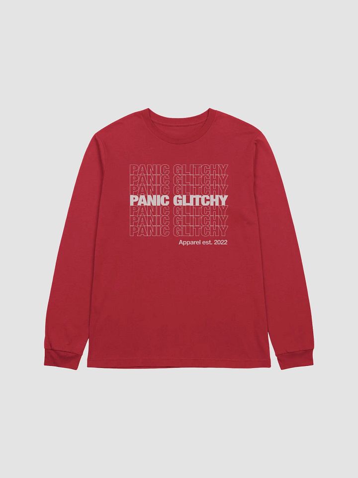 Panic Glitchy Grocery (white edition) Longsleeved Tee product image (1)