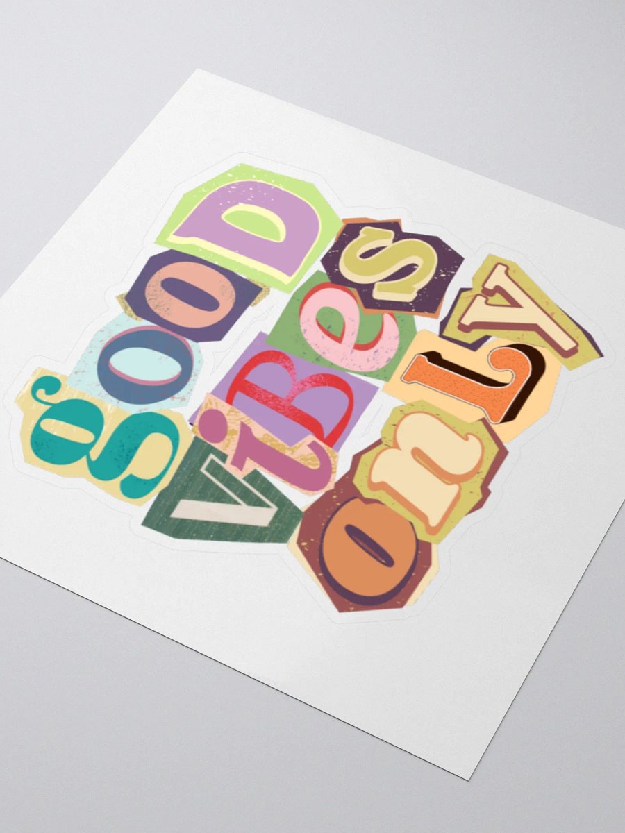 Good Vibes Only Sticker product image (9)
