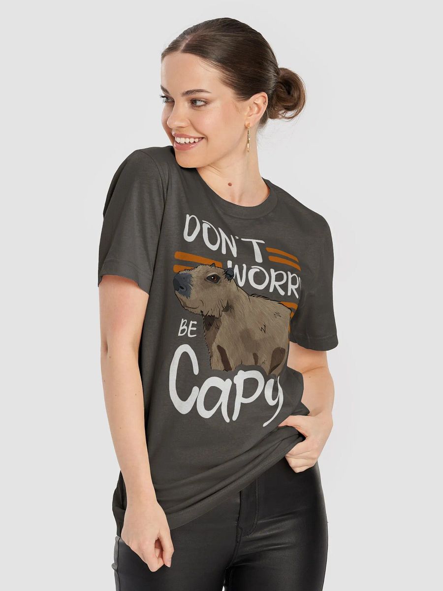 Don’t Worry, Be Capy – Funny Capybara Lover T-Shirt product image (9)
