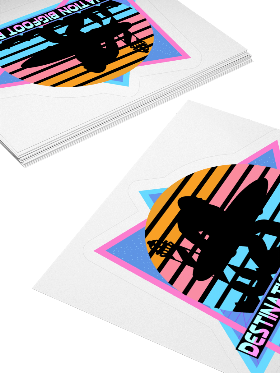 Destination Bigfoot Bronco Retro-Inspired Decal (Multiple Sizes Available) product image (4)