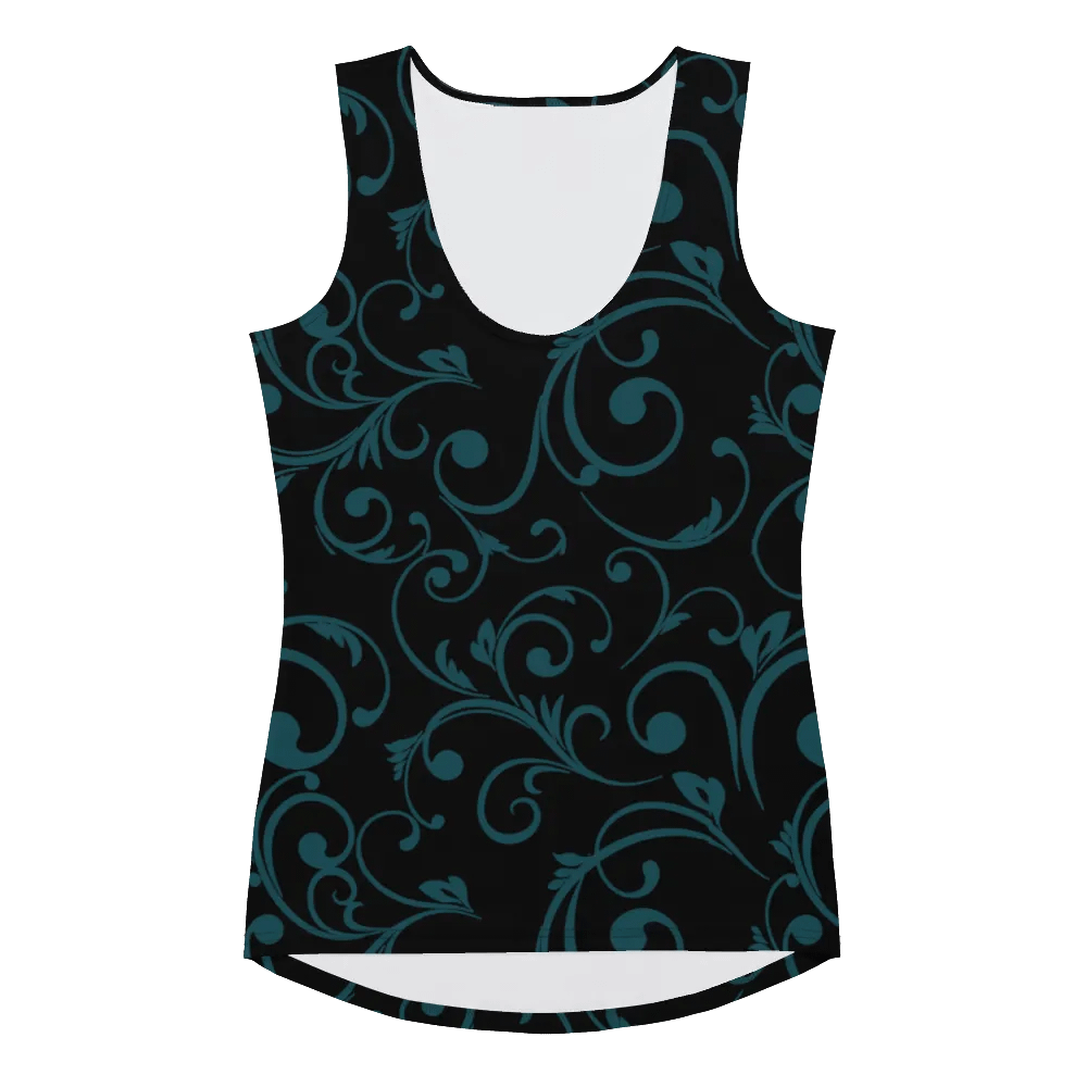 Dark Teal Twirl Top product image (3)