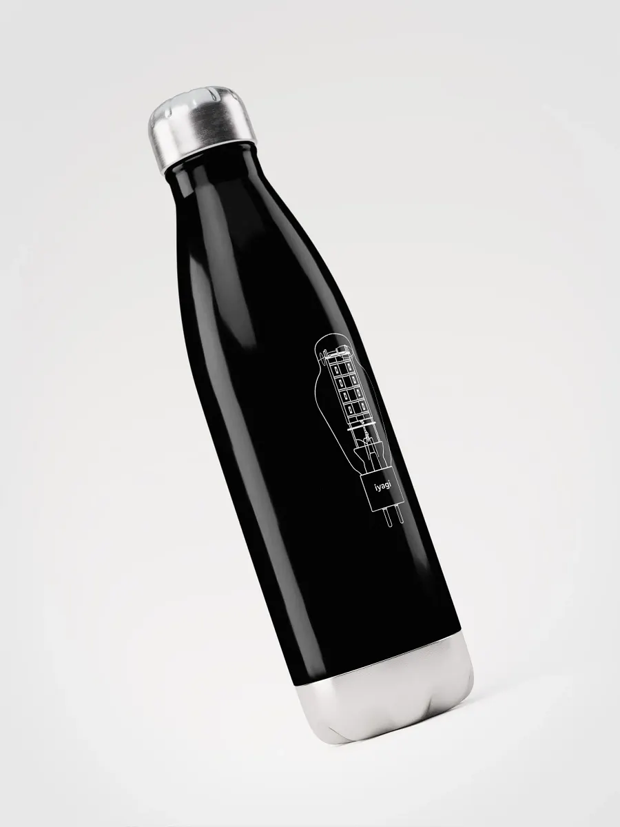 iyagi 300B Tube Stainless Steel Water Bottle (black) product image (3)