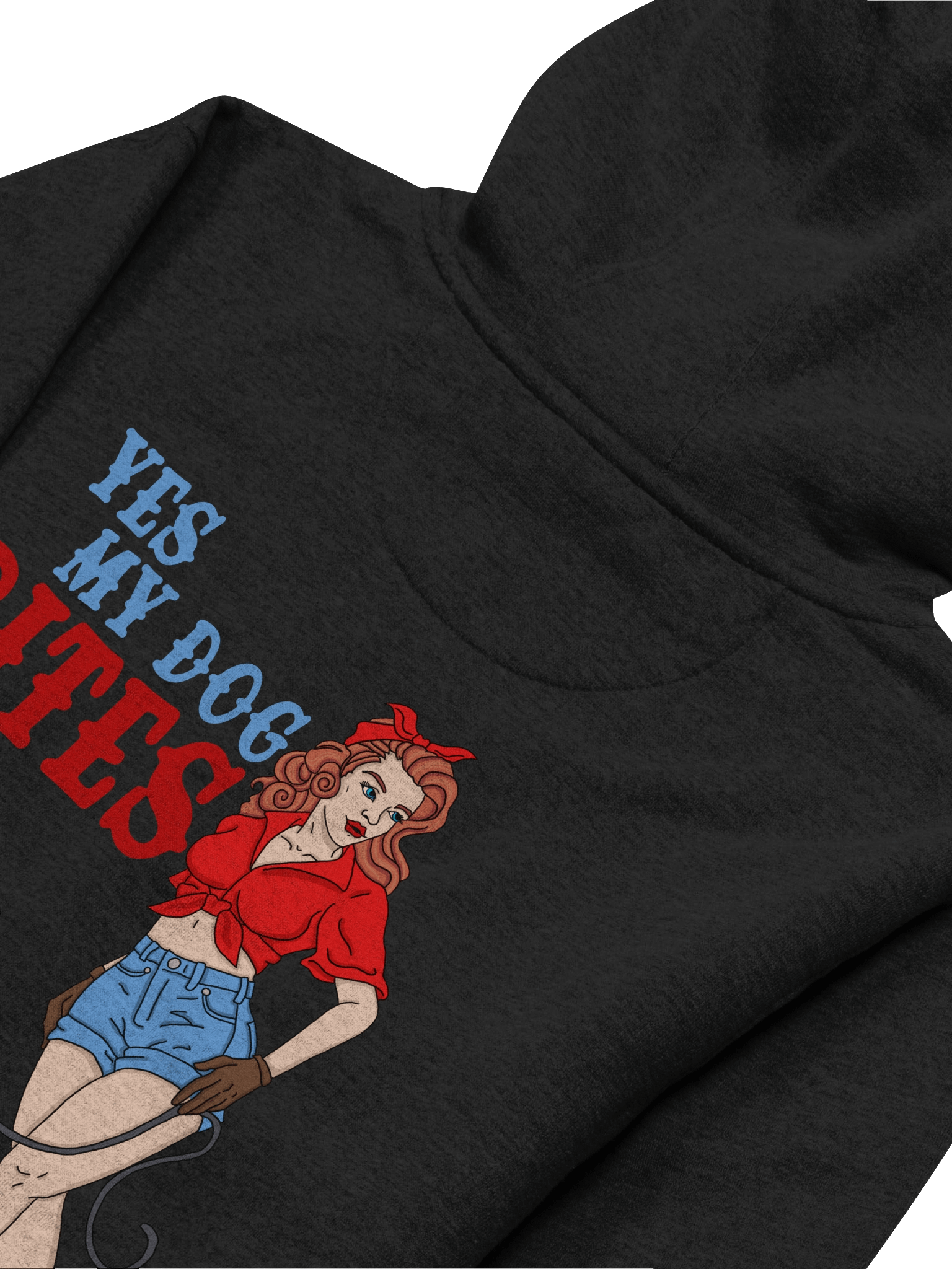 Yes My Dog Bites - Pinup Handler Hoodie product image (4)