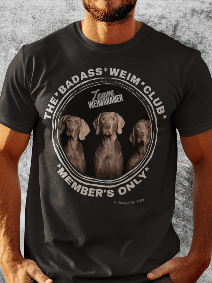The Badass Weim Club - Bella+Canvas Supersoft T-shirt product image (1)