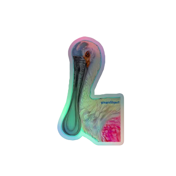 spoonbill sticker product image (2)