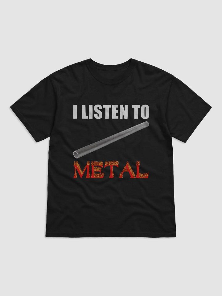 I listen to metal t-shirt product image (1)