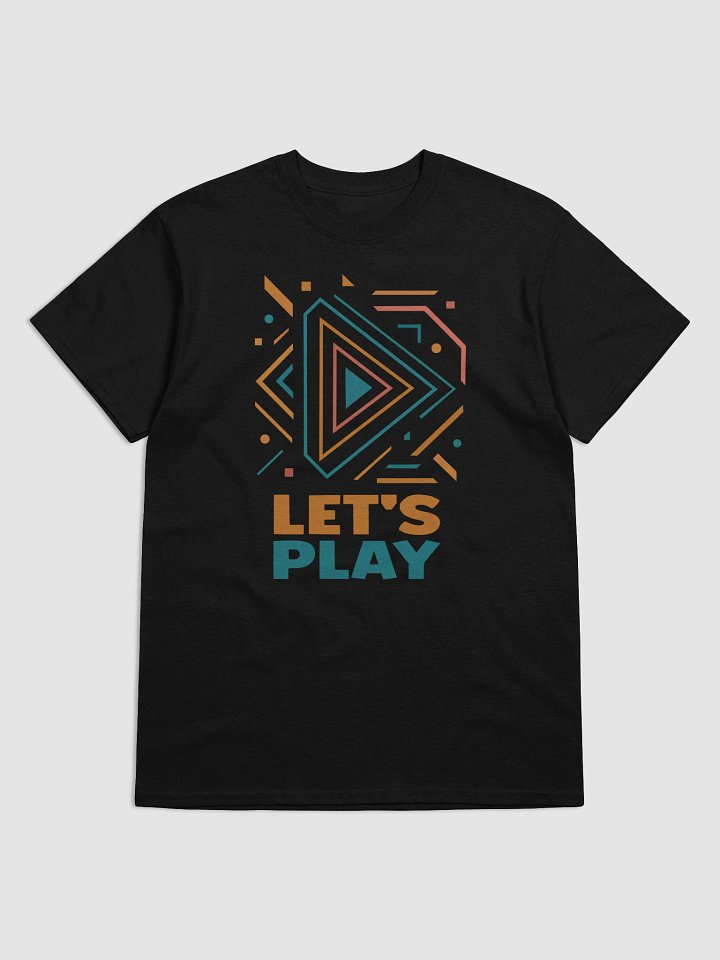 Dynamic Gaming Play Button "Let's Play" T-Shirt product image (2)