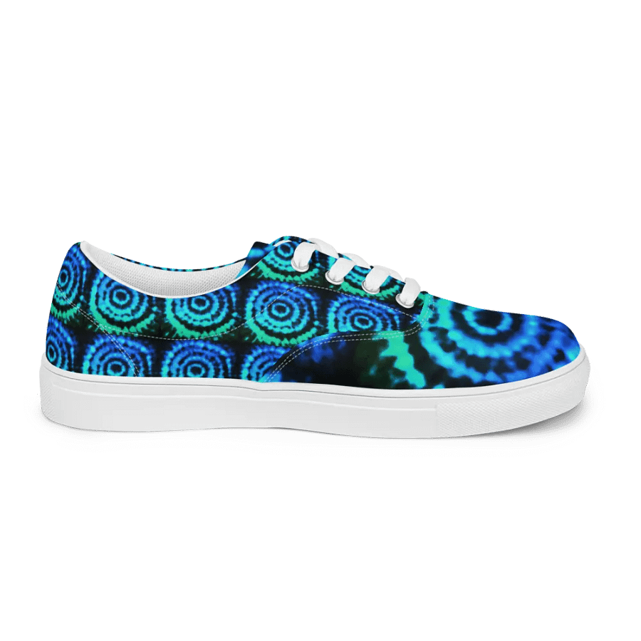 Blue moon splash lace up canvas shoes (mens) product image (9)