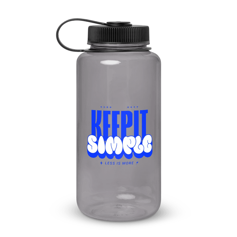Wide Mouth Plastic Water Bottle product image (1)