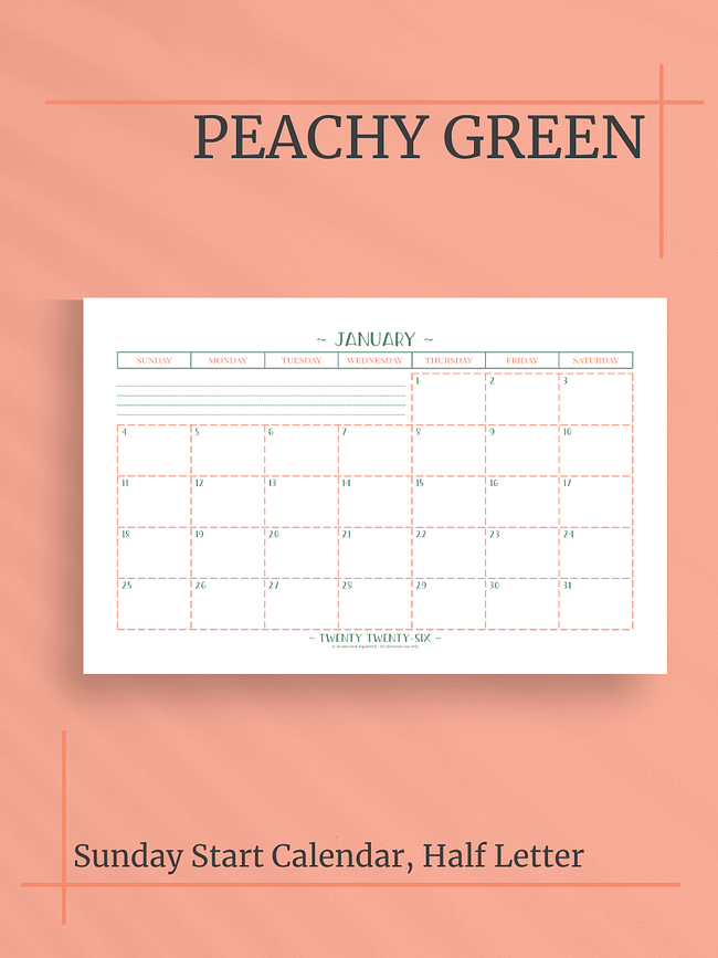 Peachy Green