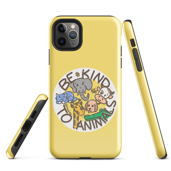 Be Kind To Animals iPhone® Tough Case (Multiple Sizes) product image (5)