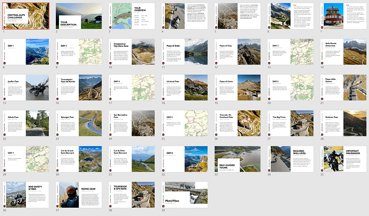 8-DAY CENTRAL ALPS CHALLENGE – TOP HIGHLIGHTS, 2000 KM, Tour Book & GPX Data product image (2)