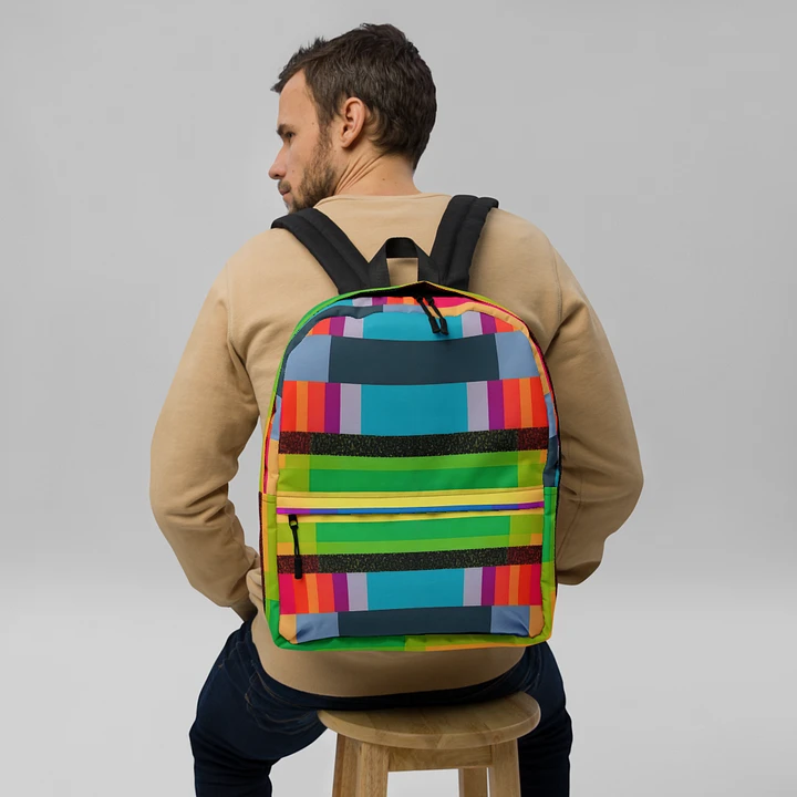 Colorful Blocks #1 - Backpack product image (2)