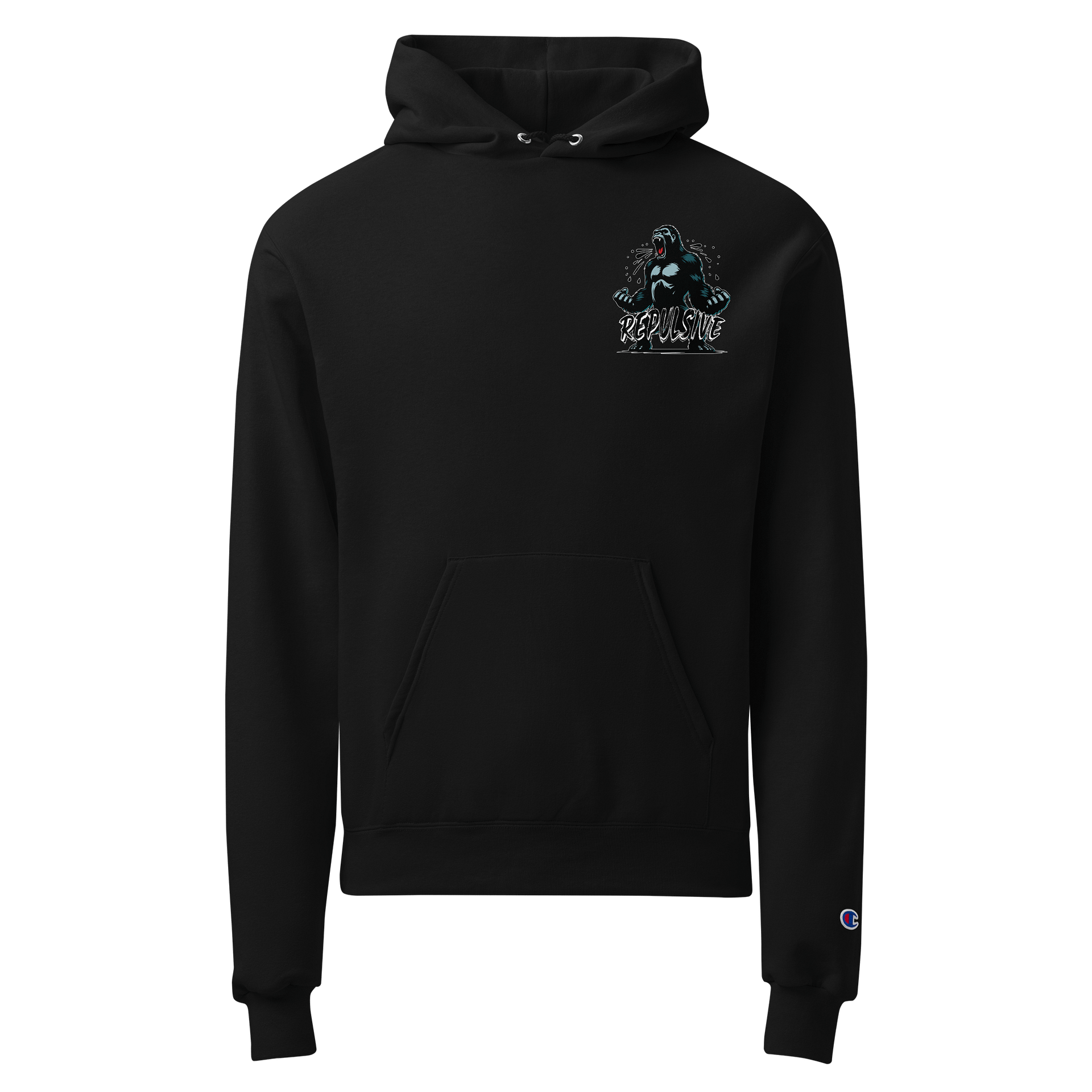 Repulsive “Gorilla Rage” Hoodie - Premium Champion Hoodie product image (2)