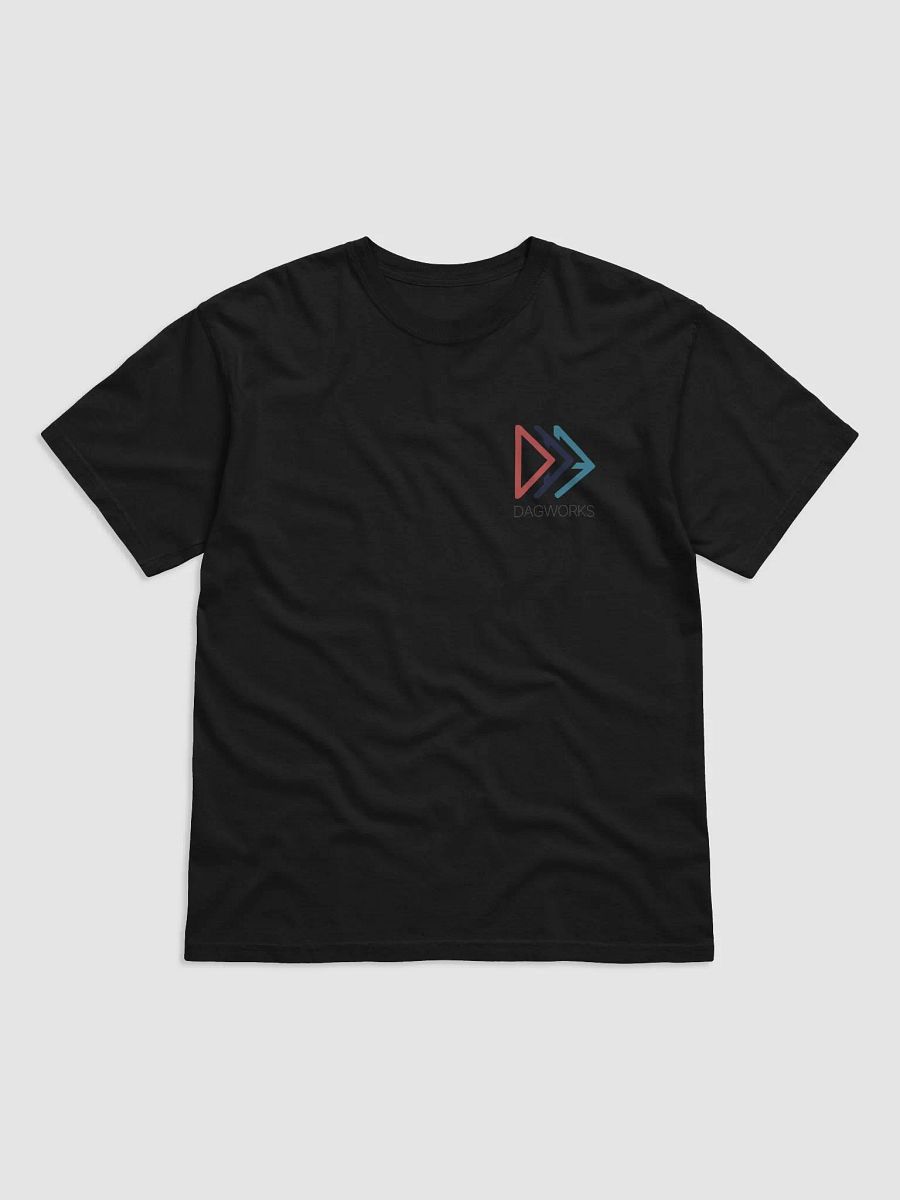 DAGWorks Dark logo on black t-shirt product image (1)