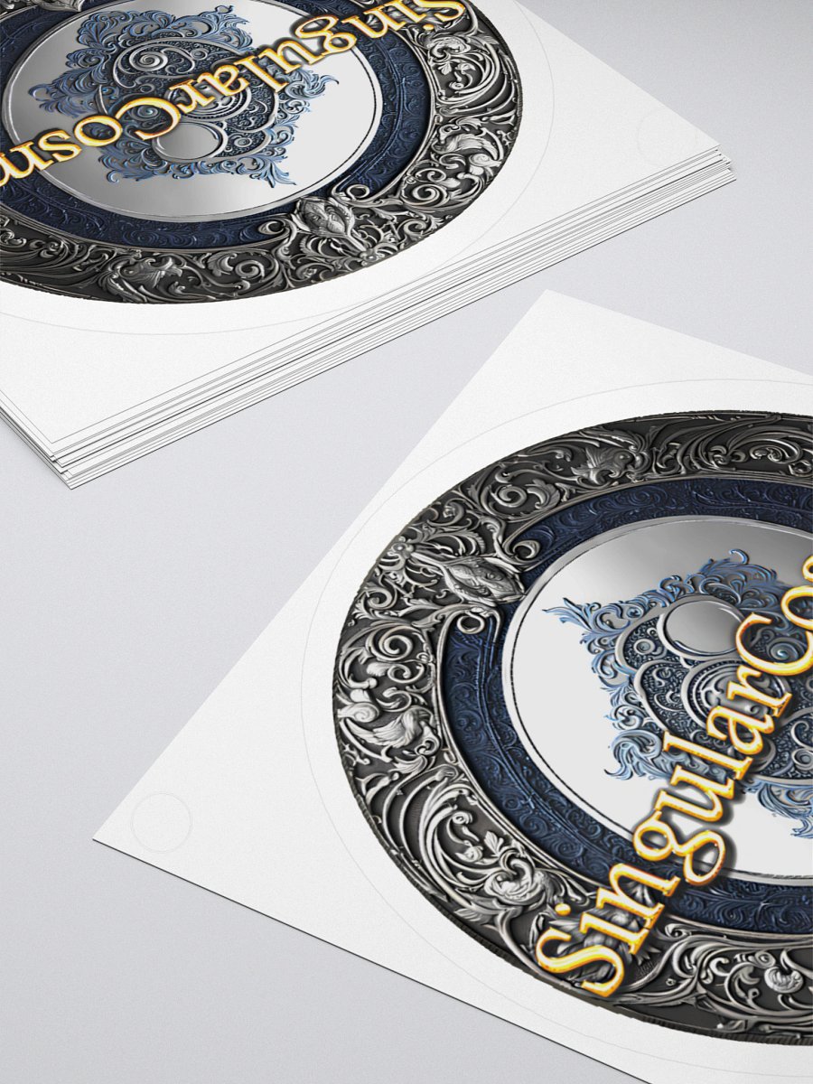 Singular Cosmos Kiss-Cut White Sticker product image (4)