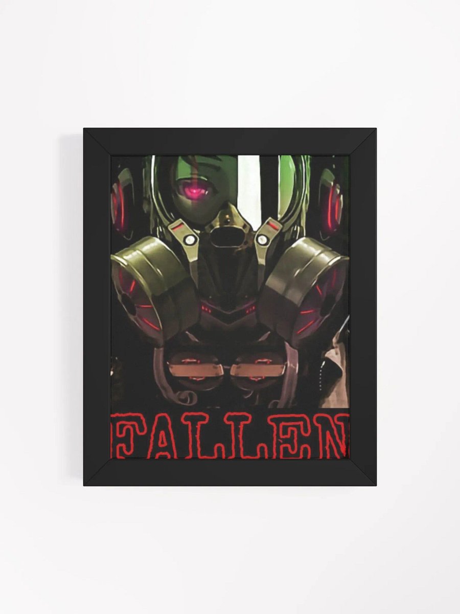 XFALLENX Gas Mask Helmet Framed Poster product image (82)