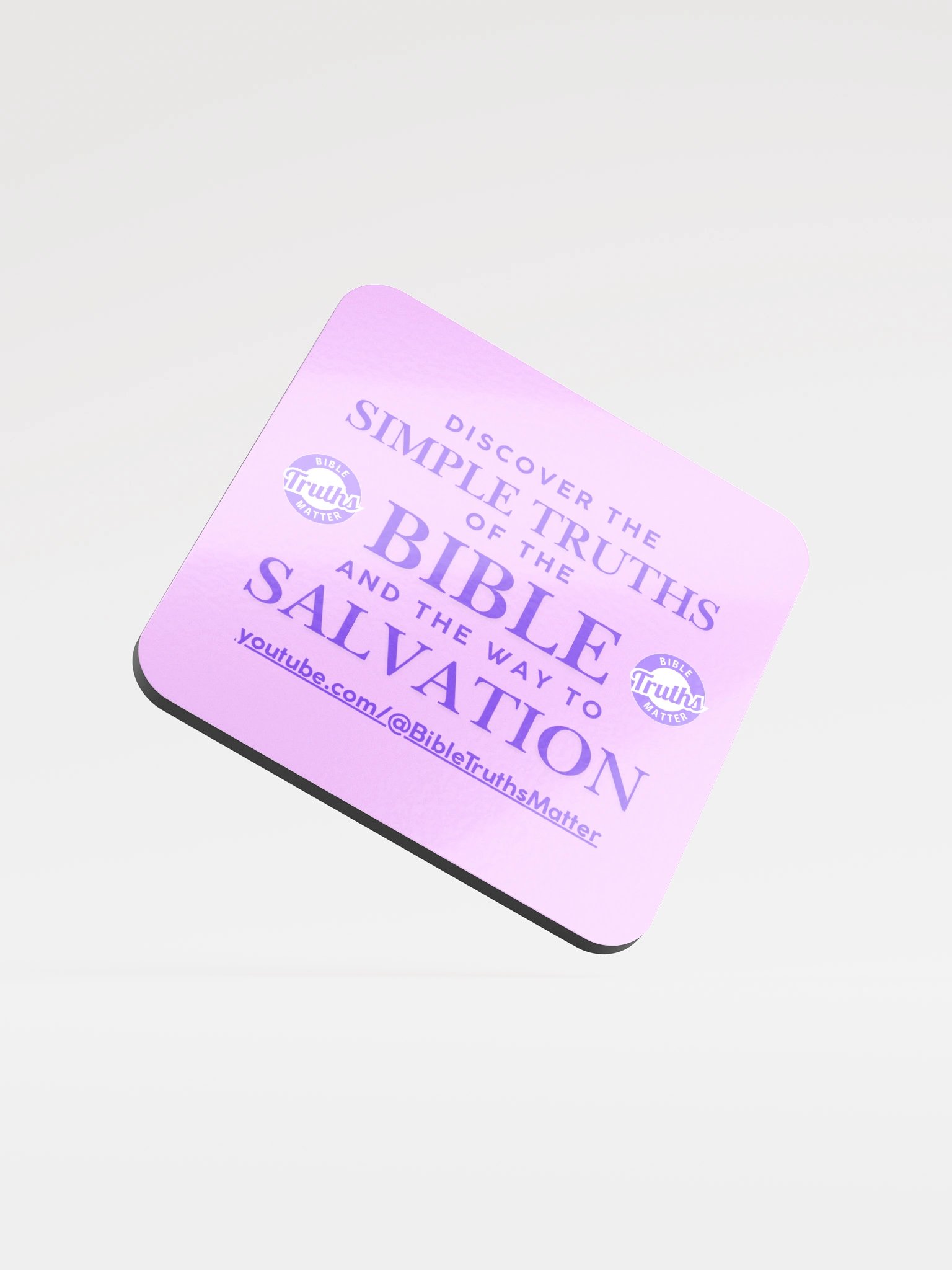 Bible Truths Matter Cork Coaster product image (1)