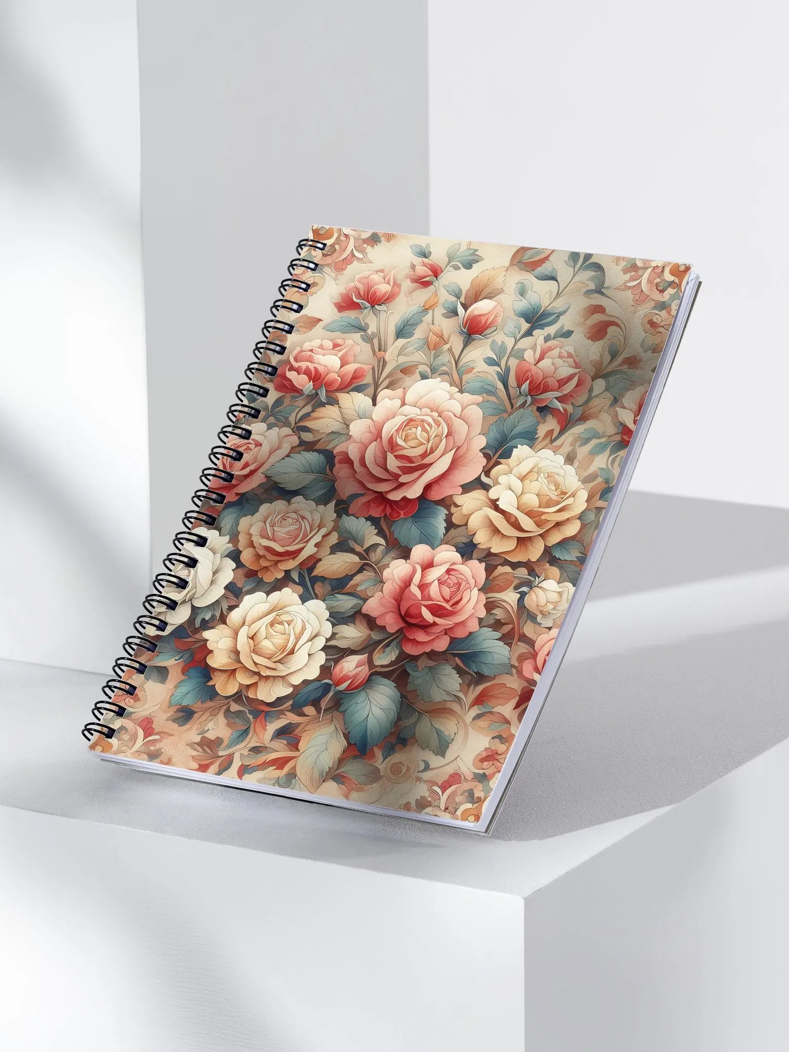 Royal Floral Spiral Notebook product image (3)