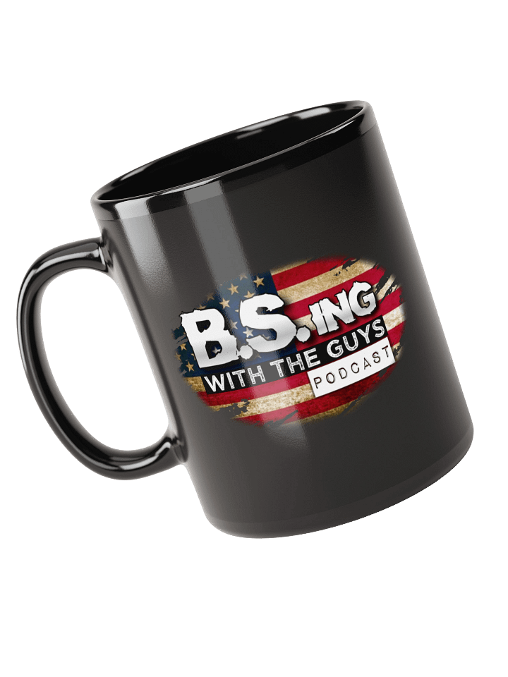 B.S.ing With The Guys black Merica coffee mug product image (1)