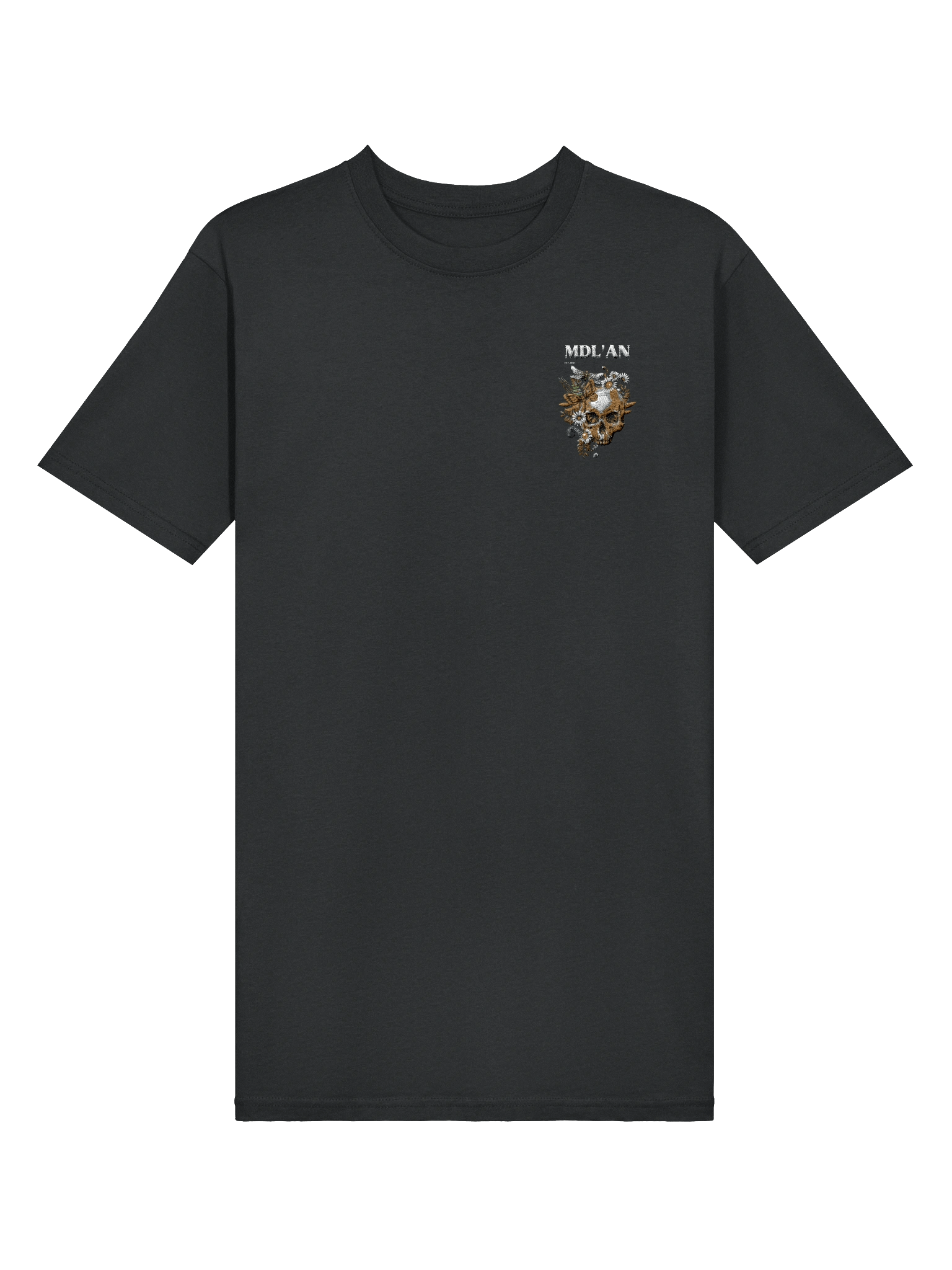MDL’AN Embroidered Tee – Botanical Skull Edition product image (15)