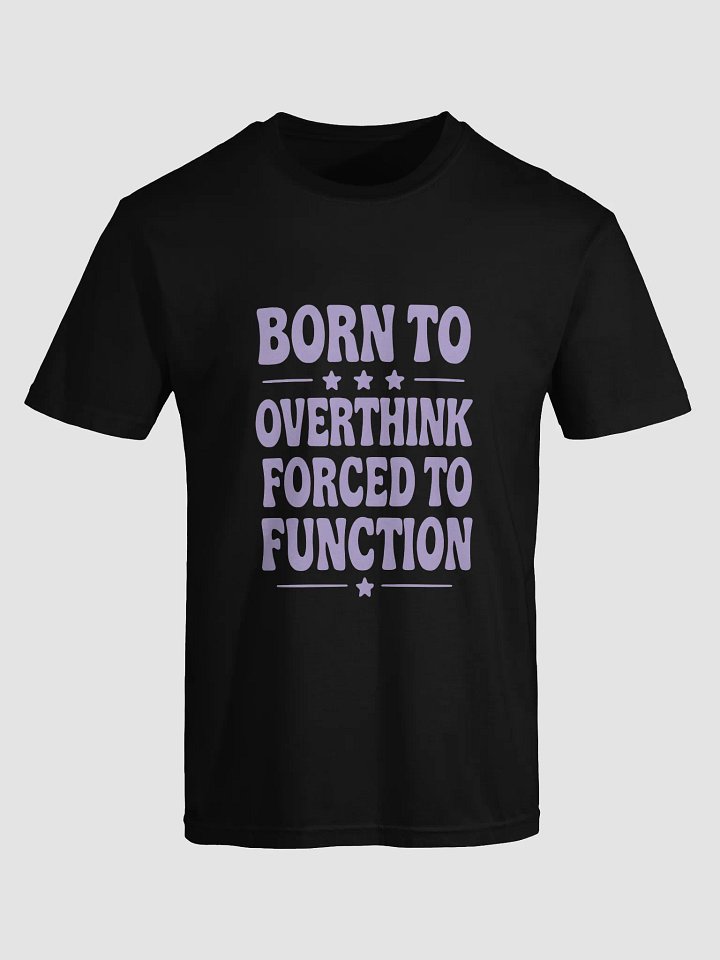 Overthinker's Anthem Purple Tee product image (1)