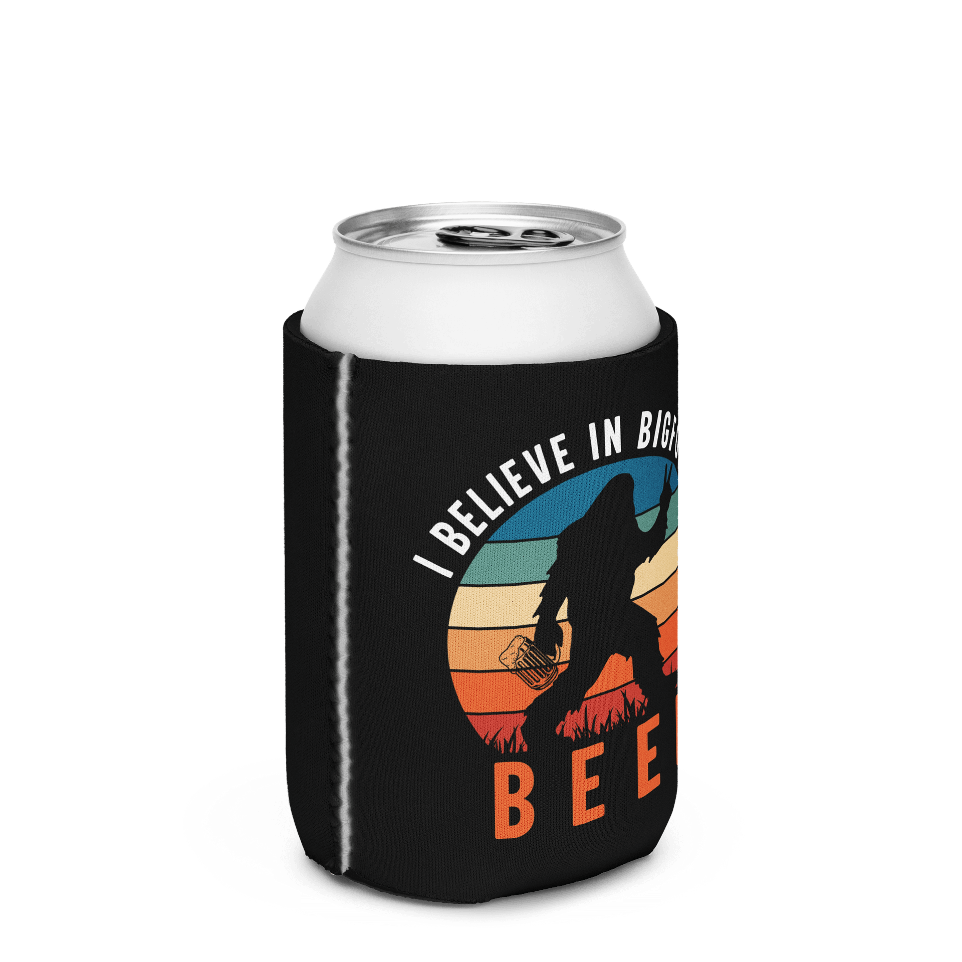 Believe in Bigfoot and Beer - Can Cooler product image (2)