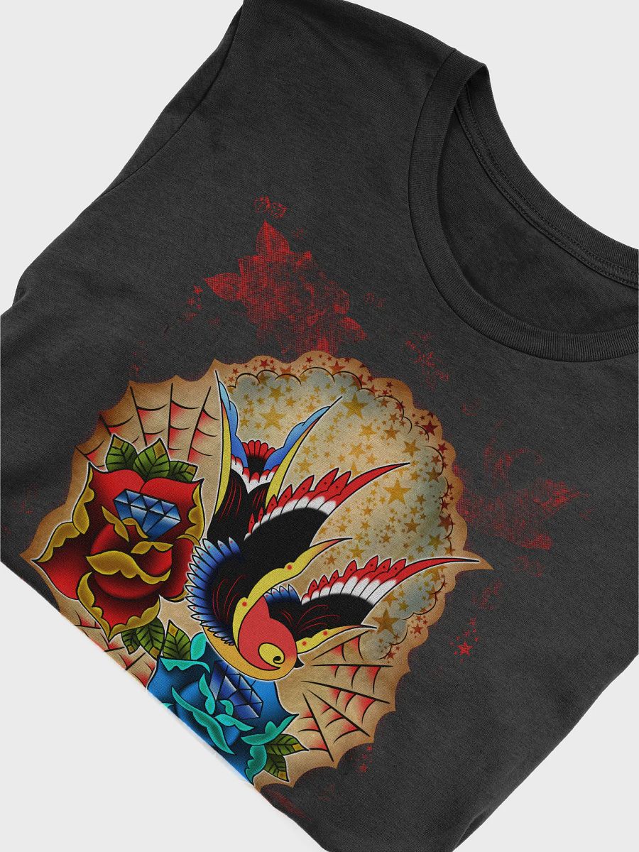 Roses and Wings Tattoo T-Shirt product image (3)