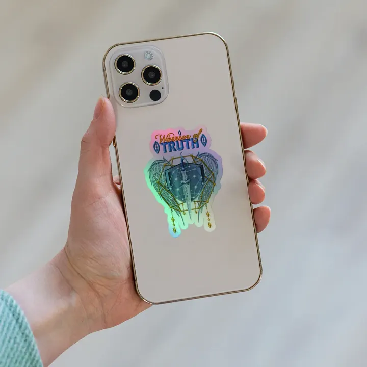 Warrior of Truth Holographic Kiss-Cut Sticker product image (1)