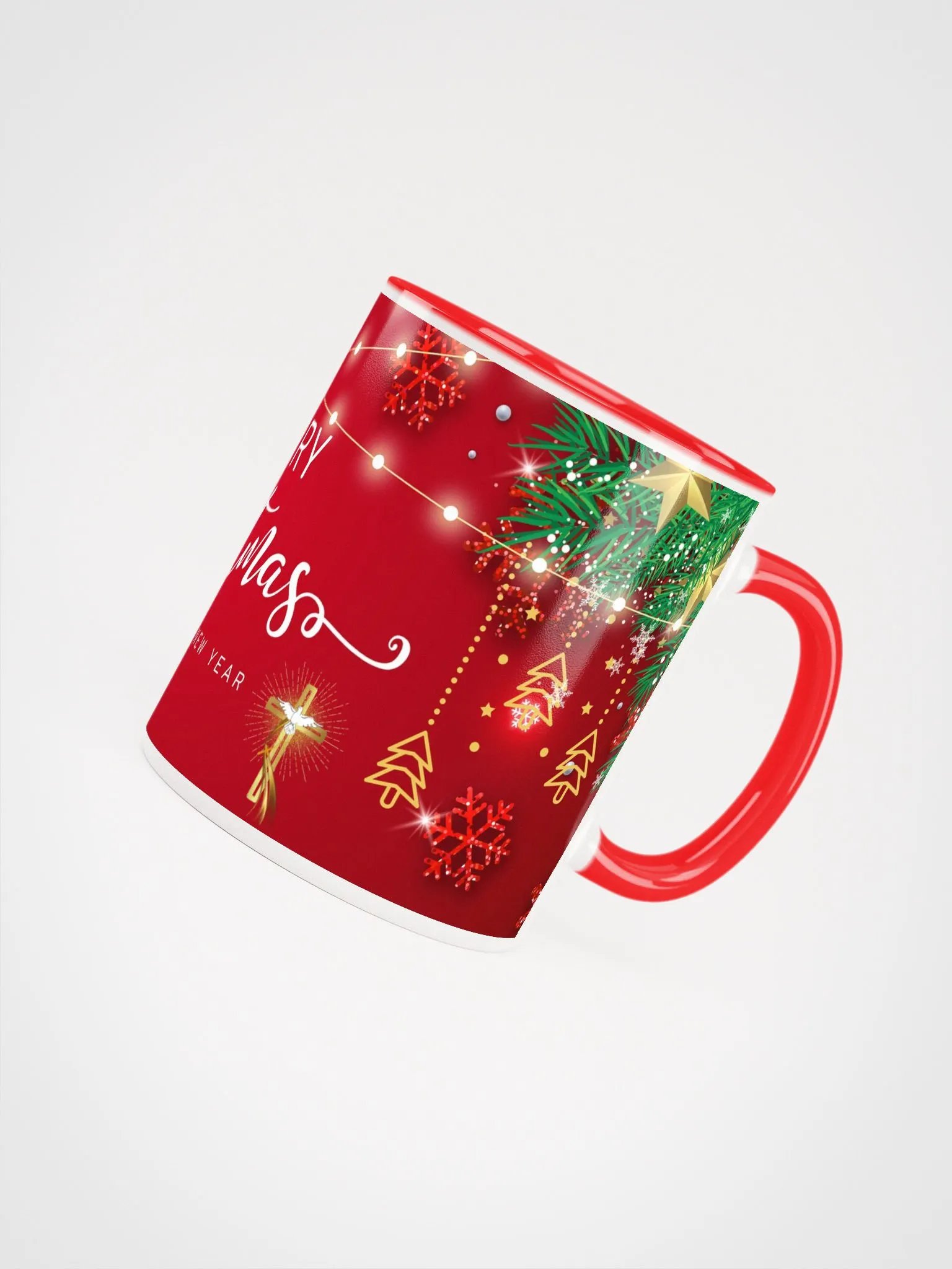 "Merry Christmas & Happy New Year" Festive Mug product image (4)