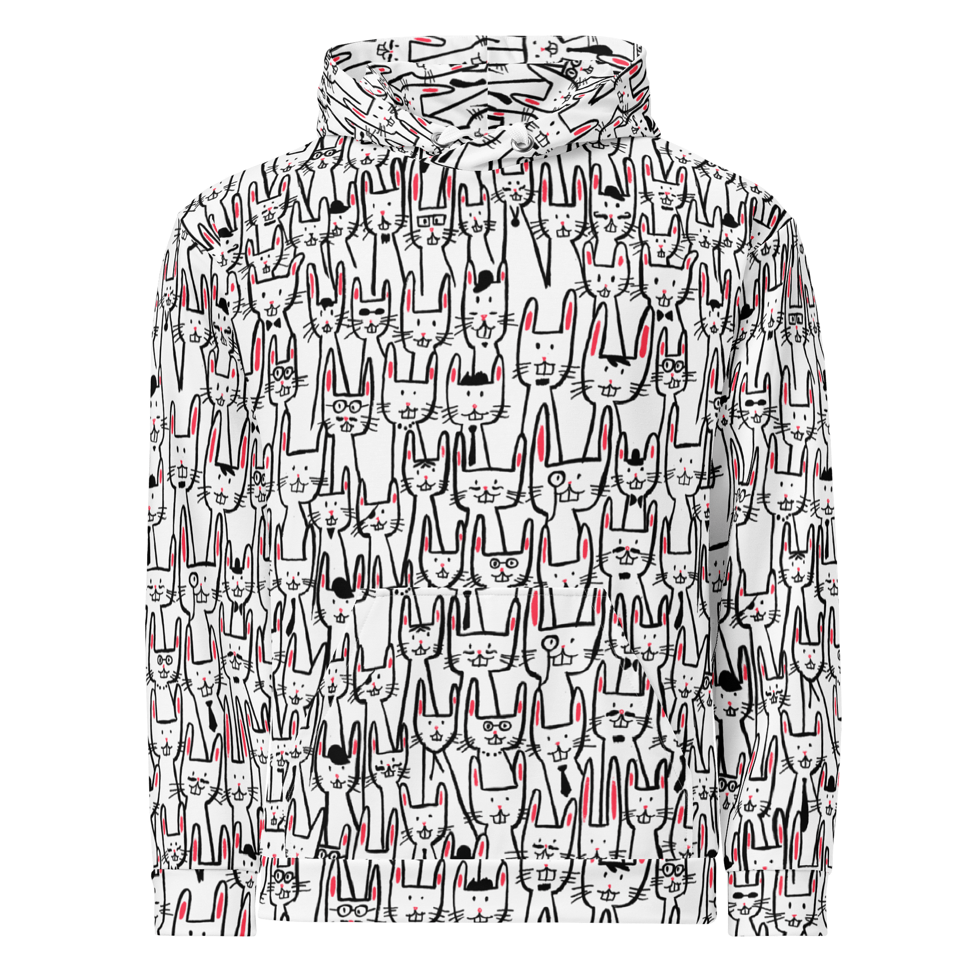 Family portrait graphic hoodie product image (1)