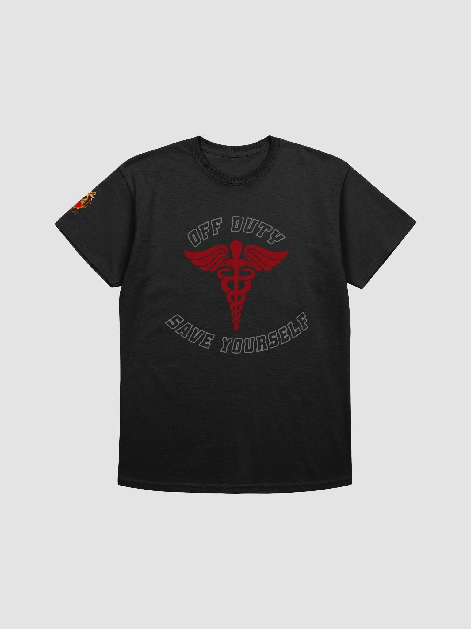 "Off Duty, Save Yourself" Nursing T-Shirt product image (3)