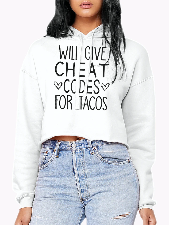 Codes & Tacos - Cropped Hoodie product image (1)