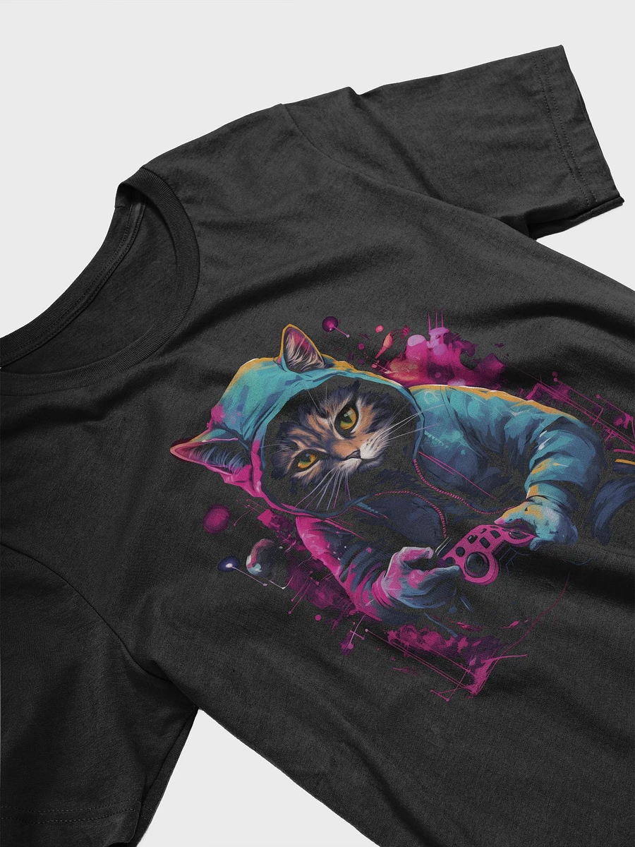 Gamer Cat Hoodie T-Shirt product image (3)