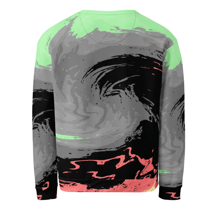 Abstract Swirling Energetic Melting Forest Unisex Sweatshirt product image (6)