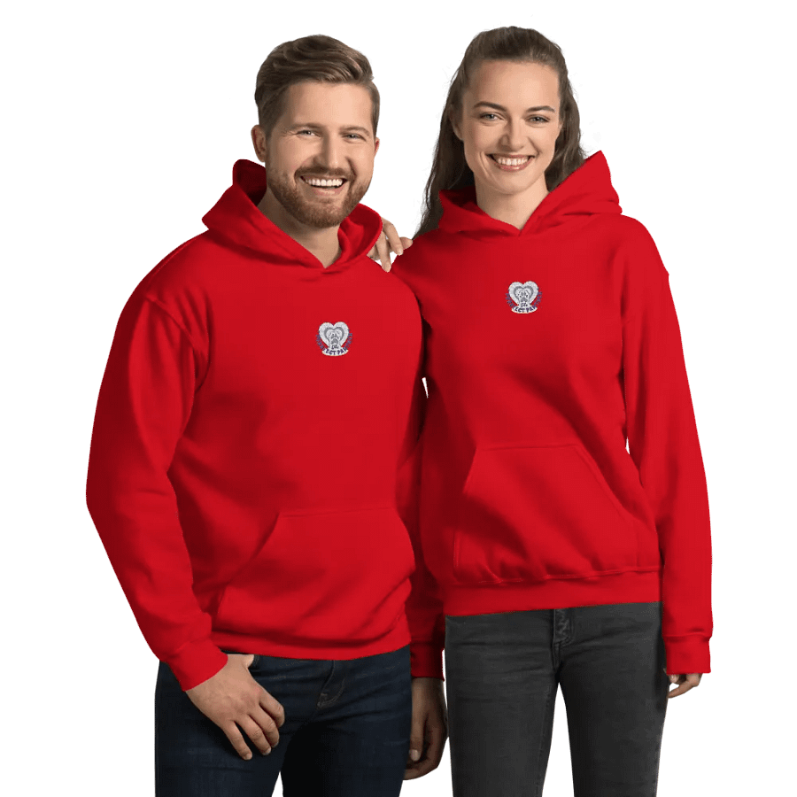 The Purrfect Pawtner!❤️ (Embroidered Hoodie) product image (4)