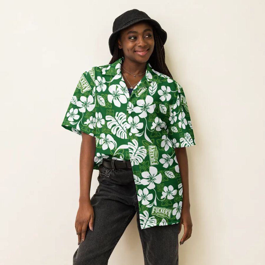 Fuckery Offroad Hawaiian Shirt - Green product image (6)