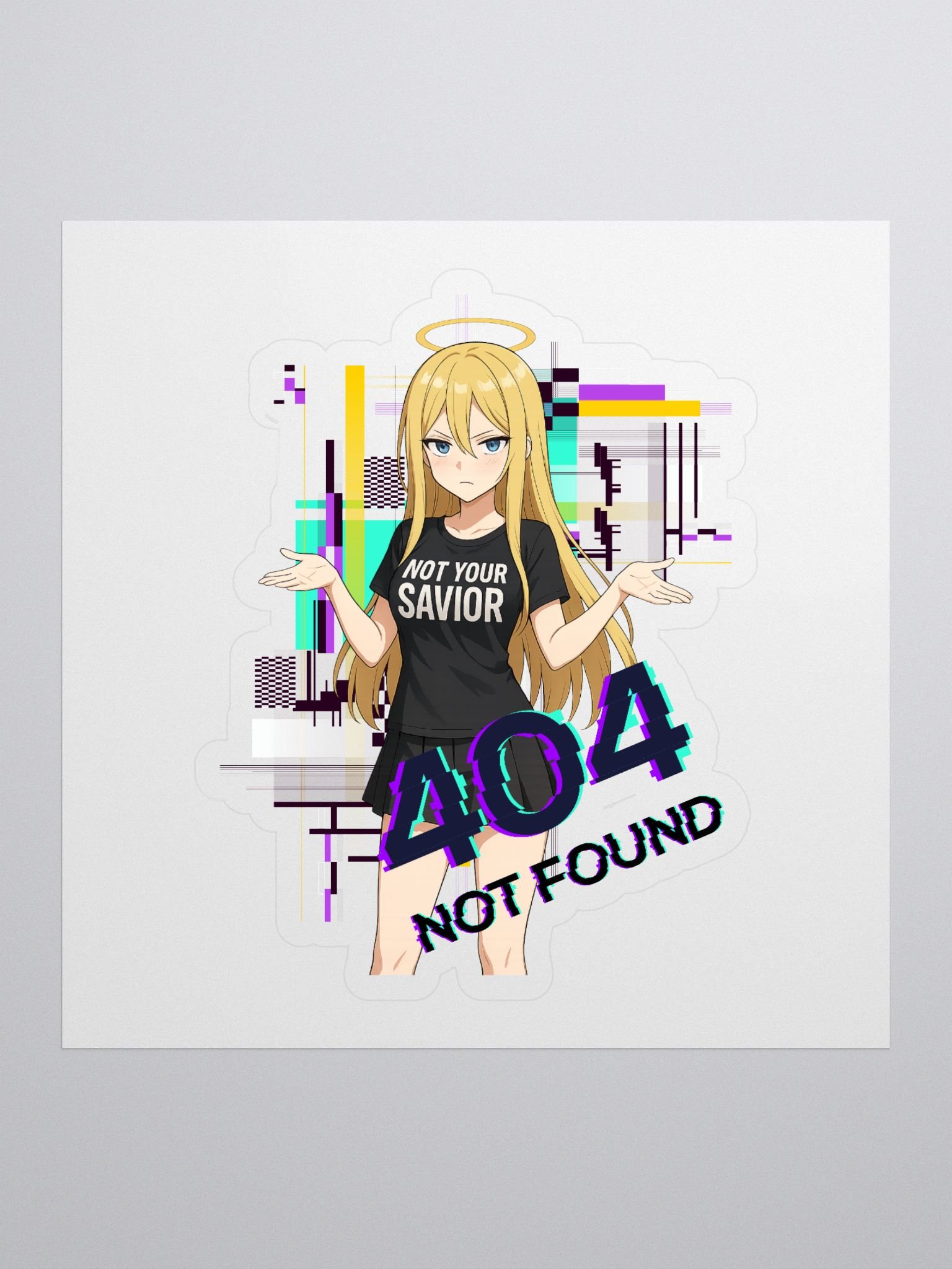 "Not Your Savior" Sticker product image (1)