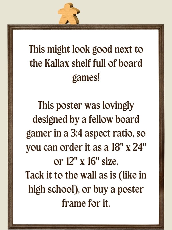 Wingspan Game Room Poster for Board Gamers - 18