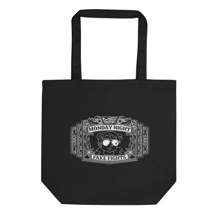 MNFF Championship Belt White Line Black Tote Bag product image (1)