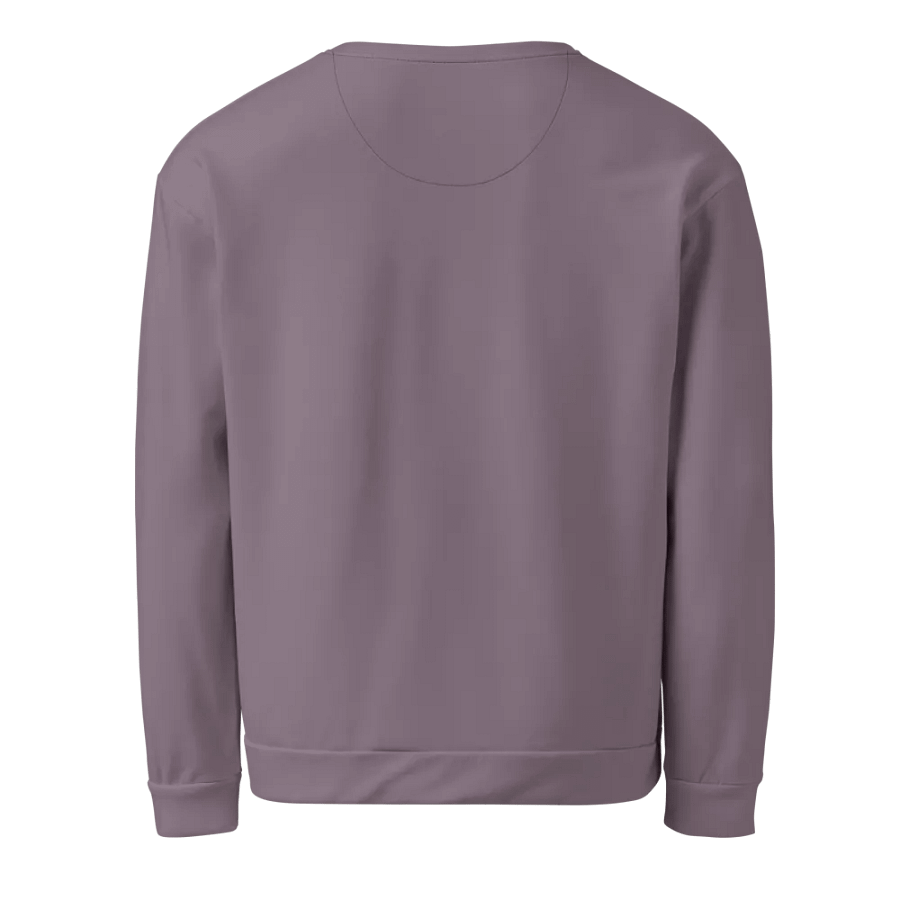 Plain Faded Orchid Grey Soft Summer Unisex Recycled Polyester Heavyweight Premium Sweatshirt by Treasure Pie product image (3)