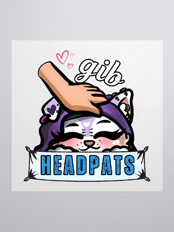 Gib Headpats Sticker product image (3)