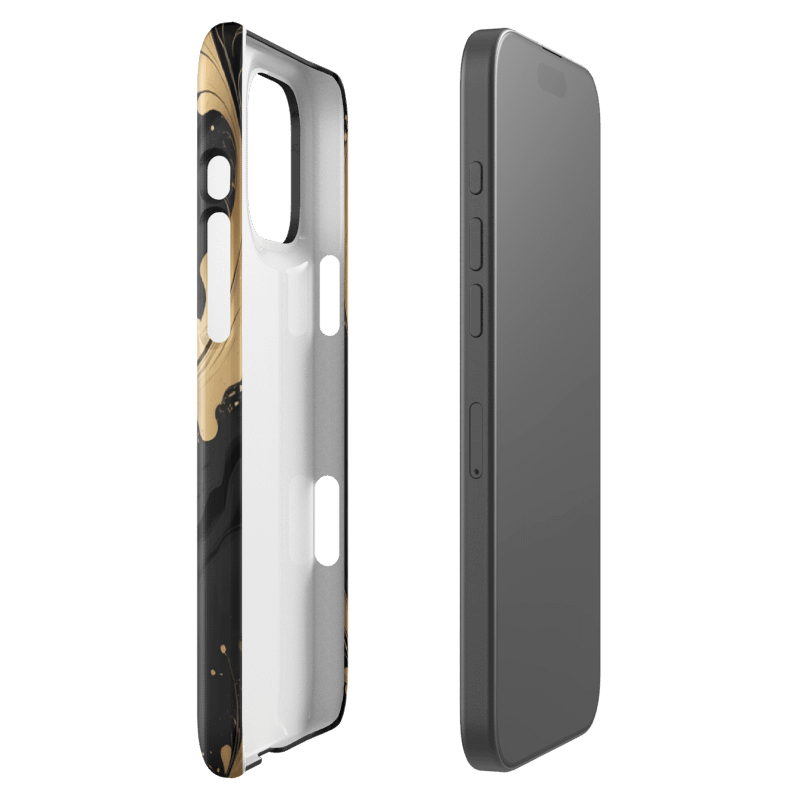 Snap Case for iPhone – Mystic Gold Flow product image (47)