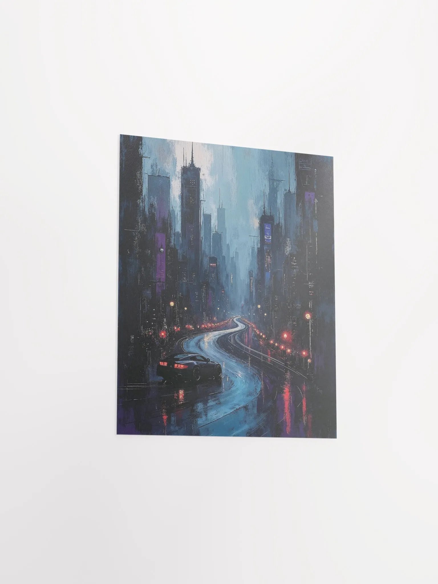 Neon Pursuit Matte Poster product image (24)