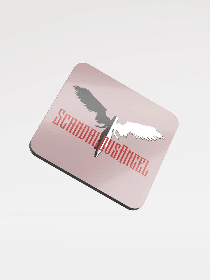 Scandalous Angel's Glossed Cork Coaster product image (2)