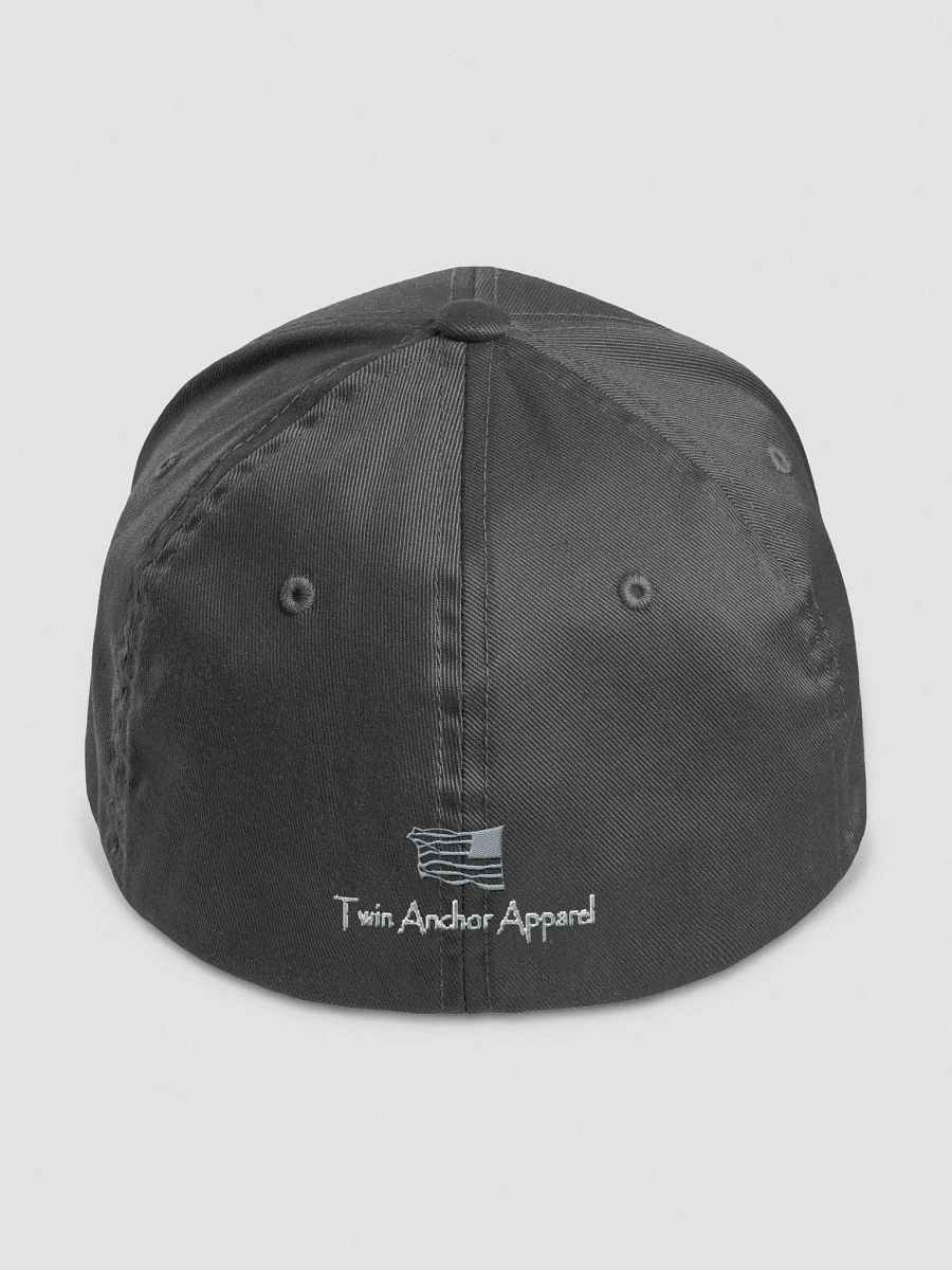 White Athena tug Fitted Flexfit Cap product image (30)
