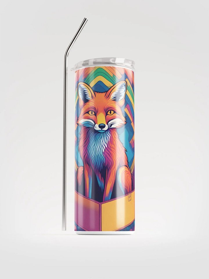 traveling cup psychodelic fox product image (1)