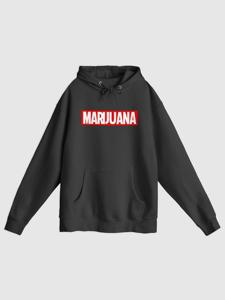 Marijuana Comics Black Hoodie w Back product image (2)