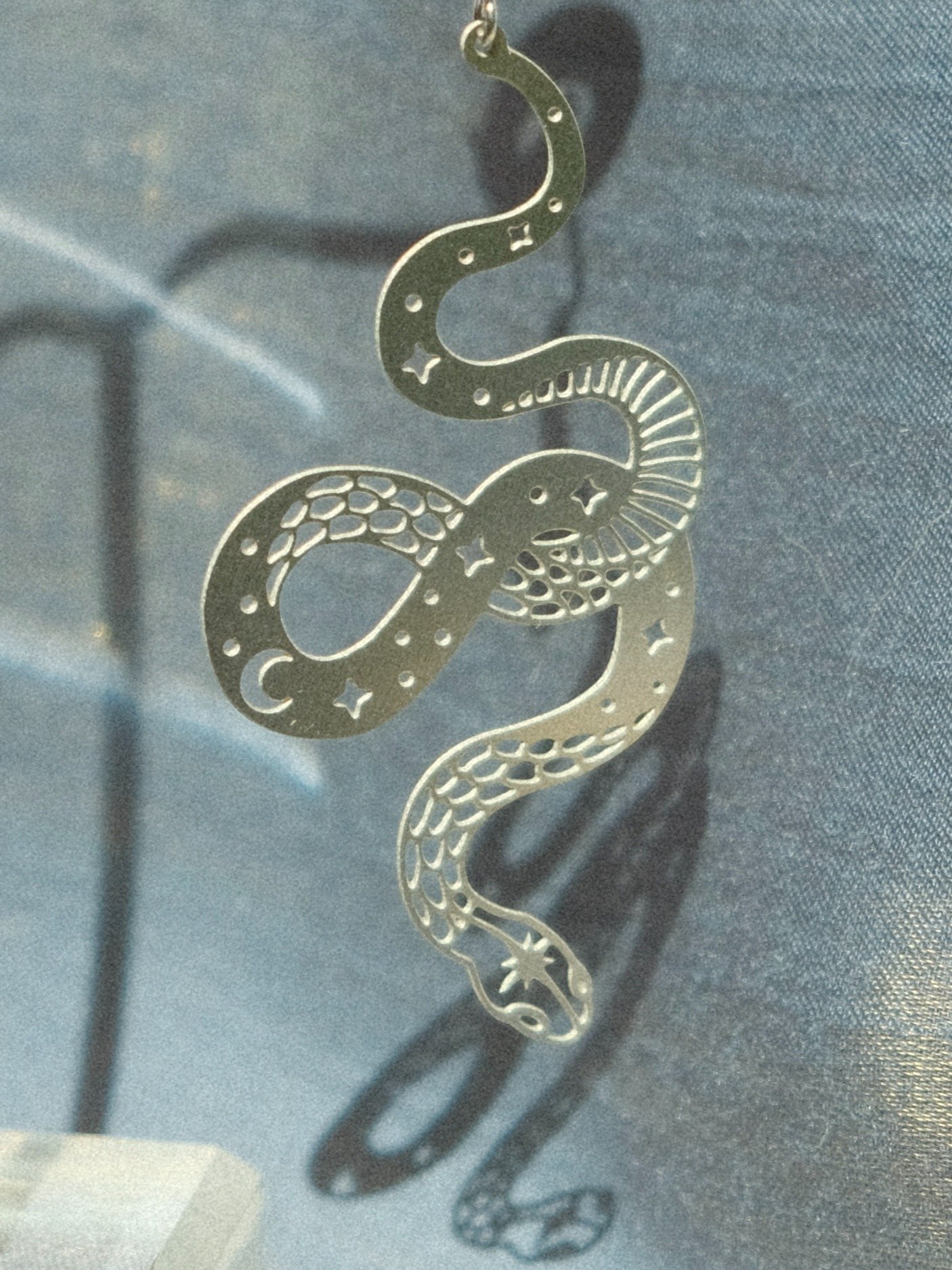 Amethyst Snake Earrings product image (3)