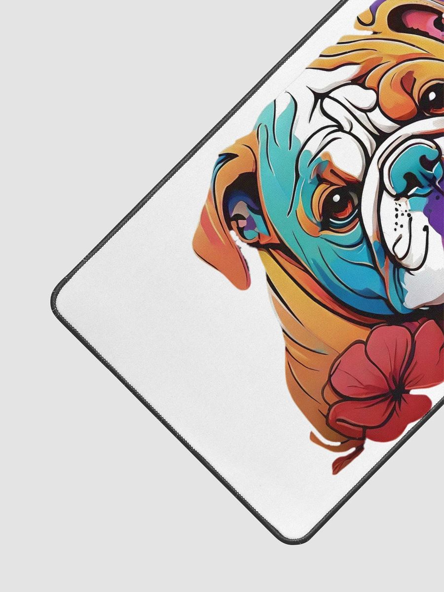 Bulldog Blooms Desk Mat product image (3)
